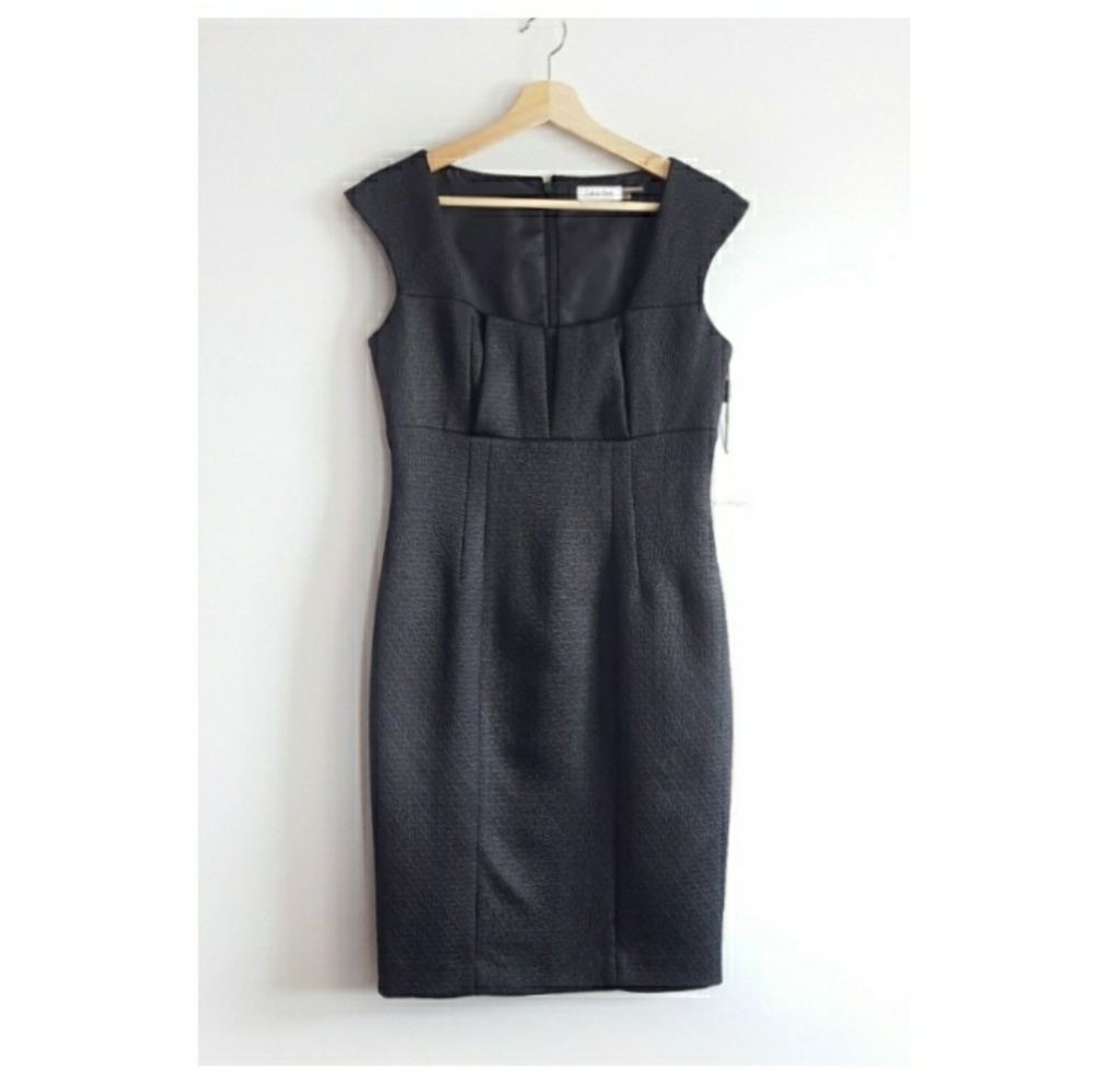 ▪︎Calvin Klein▪︎Women's Black Sheath Dress